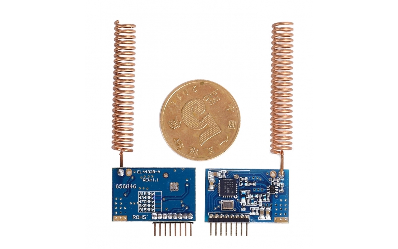 SI4463無線收發(fā)模塊EL1663B-A遠距離3000SMA天線 434/470/915M提供例程